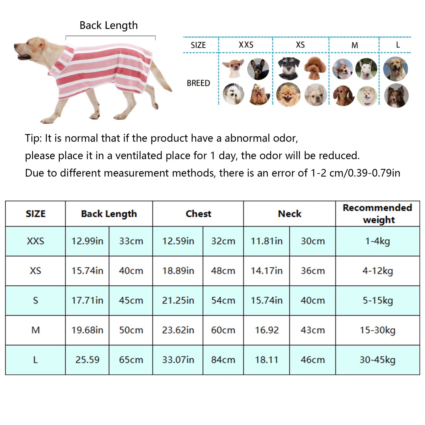 Super Absorbent Quick-Dry Dog Bathrobe, Soft Striped Towel Robe for Pets with Adjustable Belly Strap Cat Pet Bath Large Bath To